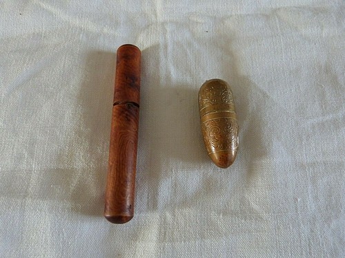 étuis ancien bois - bois, &
