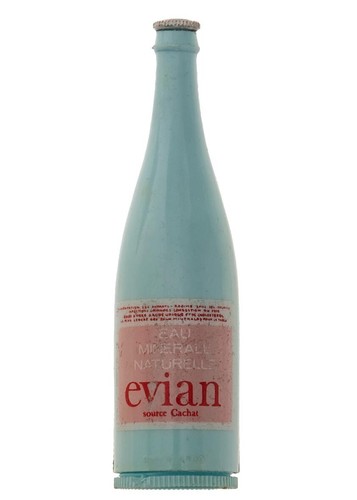 Evian bouteille miniature - bouteille,
